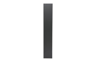 English Elm 5-tier Open Bookcase Slim Matte Black Finish Tall Vertical Shelving for Home Office B372P426656