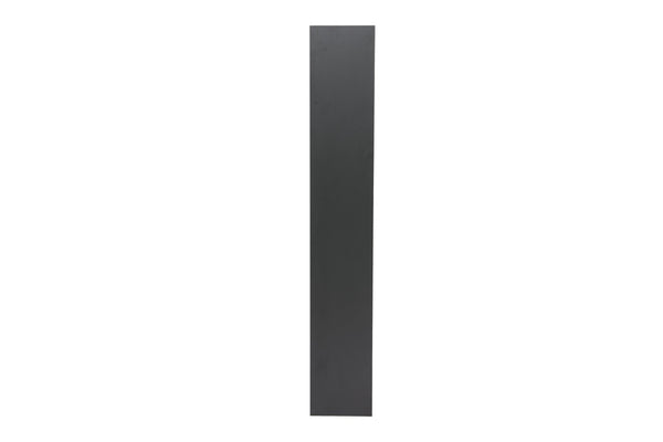 English Elm 5-tier Open Bookcase Slim Matte Black Finish Tall Vertical Shelving for Home Office B372P426656