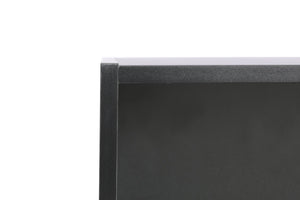 English Elm 5-tier Open Bookcase Slim Matte Black Finish Tall Vertical Shelving for Home Office B372P426656