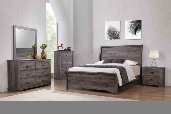 English Elm Coralee Chest - Elegant Dark Brown Storage Solution With Smooth Drawers For Timeless Bedroom Style B132P162335