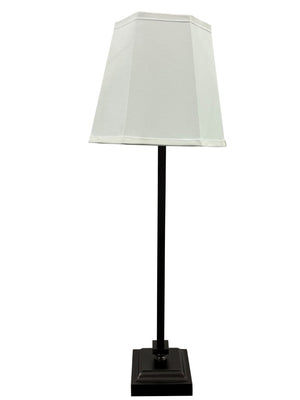 House of Troy Bristol Buffet Table Lamp Tall Narrow Metal Base with Hexagonal Shade Old World Style Mahogany Bronze B951-MB