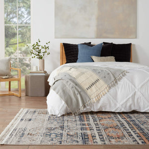 Jaipur Living Vibe by Jaipur Living Camili Boho Tribal Polypropylene Rug with Fringe for Rooms 8'X10' RUG152488
