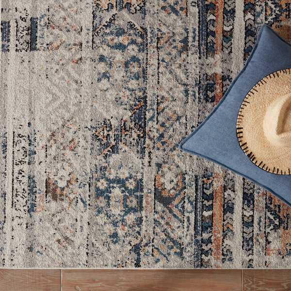 Jaipur Living Vibe by Jaipur Living Camili Boho Tribal Polypropylene Rug with Fringe for Rooms 8'X10' RUG152488