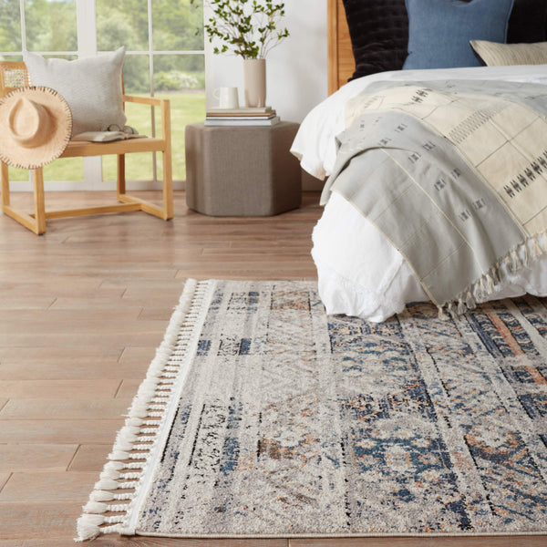 Jaipur Living Vibe by Jaipur Living Camili Boho Tribal Polypropylene Rug with Fringe for Rooms 8'X10' RUG152488