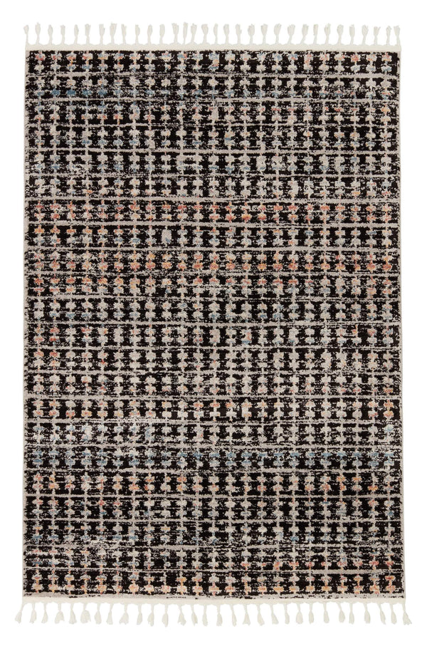 Jaipur Living Vibe by Jaipur Living Boho Trellis Polypropylene Area Rug with Braided Fringe Accent 5'3"X7'6" RUG152495