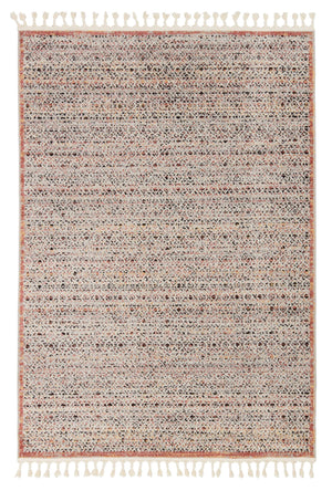 Jaipur Living Vibe by Jaipur Living Bahia Trellis Polypropylene Boho Rug with Braided Fringe Trim 8'X10' RUG152500