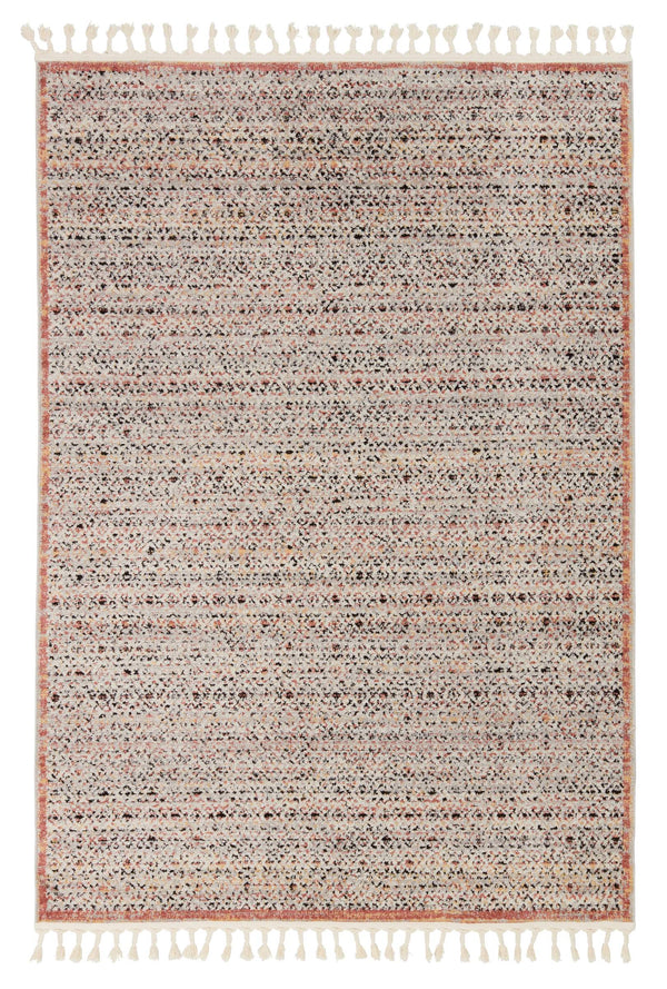 Jaipur Living Vibe by Jaipur Living Bahia Trellis Polypropylene Boho Rug with Braided Fringe Trim 8'X10' RUG152500