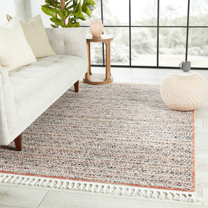 Jaipur Living Vibe by Jaipur Living Bahia Trellis Polypropylene Boho Rug with Braided Fringe Trim 8'X10' RUG152500