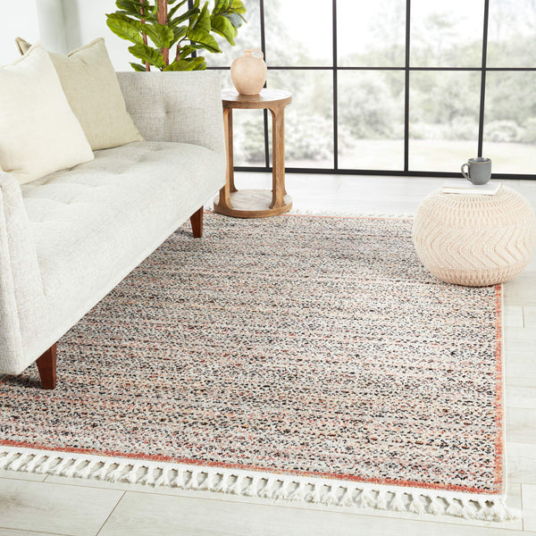 Jaipur Living Vibe by Jaipur Living Bahia Trellis Polypropylene Boho Rug with Braided Fringe Trim 8'X10' RUG152500