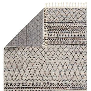 Jaipur Living Vibe by Jaipur Living Bahia Trellis Polypropylene Rug with Boho Fringe Detail 6'7"X9'6" RUG152506