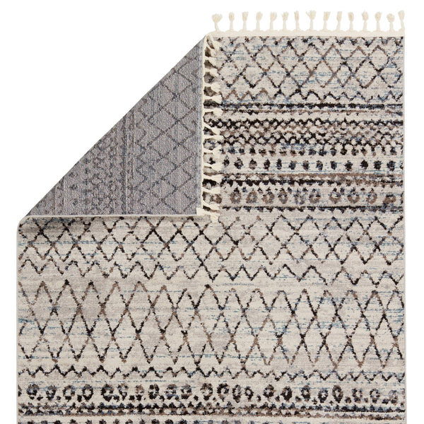 Jaipur Living Vibe by Jaipur Living Bahia Trellis Polypropylene Rug with Boho Fringe Detail 6'7"X9'6" RUG152506