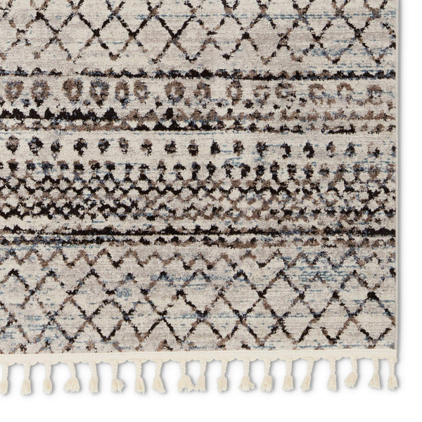 Jaipur Living Vibe by Jaipur Living Bahia Trellis Polypropylene Rug with Boho Fringe Detail 6'7"X9'6" RUG152506