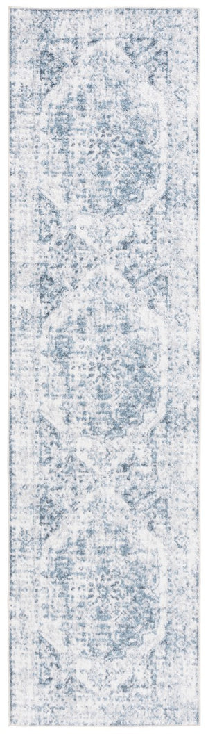Safavieh Baltimore 850 Power Loomed Transitional Rug Light Grey / Blue 9' x 12'