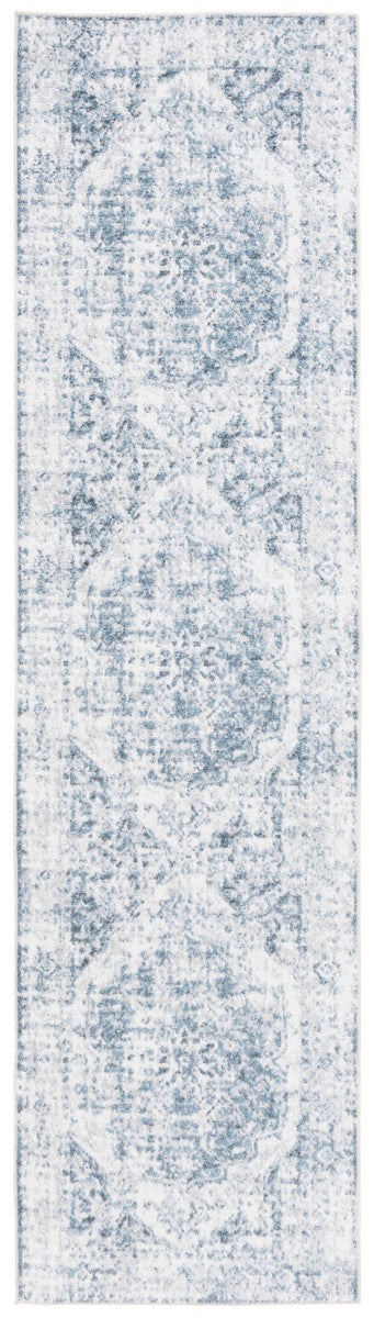 Safavieh Baltimore 850 Power Loomed Transitional Rug Light Grey / Blue 9' x 12'