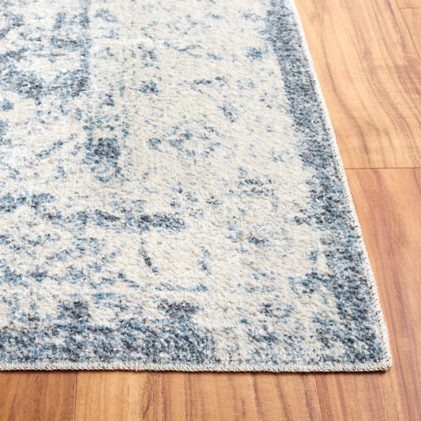 Safavieh Baltimore 850 Power Loomed Transitional Rug Light Grey / Blue 5'-3" x 7'-6"