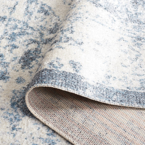 Safavieh Baltimore 850 Power Loomed Transitional Rug Light Grey / Blue 5'-3" x 7'-6"