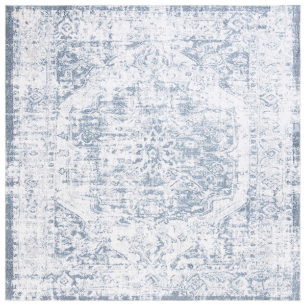 Safavieh Baltimore 850 Power Loomed Transitional Rug Light Grey / Blue 9' x 12'