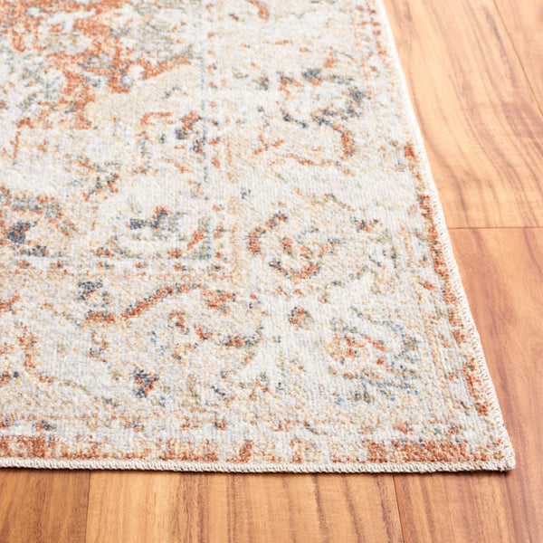 Safavieh Baltimore 852 Power Loomed Transitional Rug Ivory / Rust 5'-3" x 7'-6"