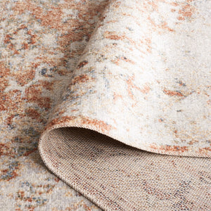 Safavieh Baltimore 852 Power Loomed Transitional Rug Ivory / Rust 5'-3" x 7'-6"