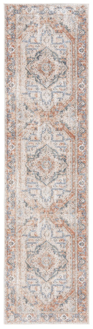 Safavieh Baltimore 854 Power Loomed Transitional Rug Beige / Rust 9' x 12'