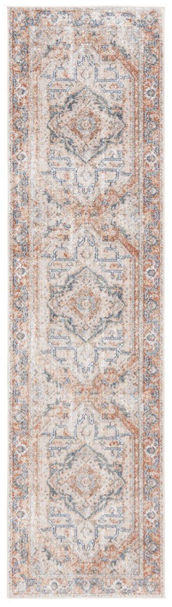 Safavieh Baltimore 854 Power Loomed Transitional Rug Beige / Rust 9' x 12'