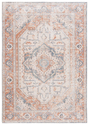 Safavieh Baltimore 854 Power Loomed Transitional Rug Beige / Rust 9' x 12'