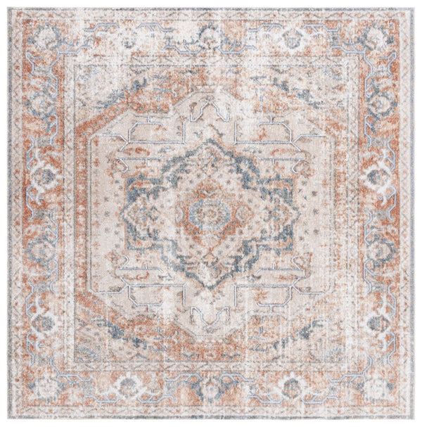 Safavieh Baltimore 854 Power Loomed Transitional Rug Beige / Rust 9' x 12'