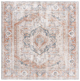 Safavieh Baltimore 854 Power Loomed Transitional Rug Beige / Rust 6'-7" x 6'-7" Square