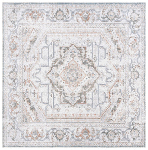 Safavieh Baltimore 854 Power Loomed Transitional Rug Light Grey / Rust 9' x 12'