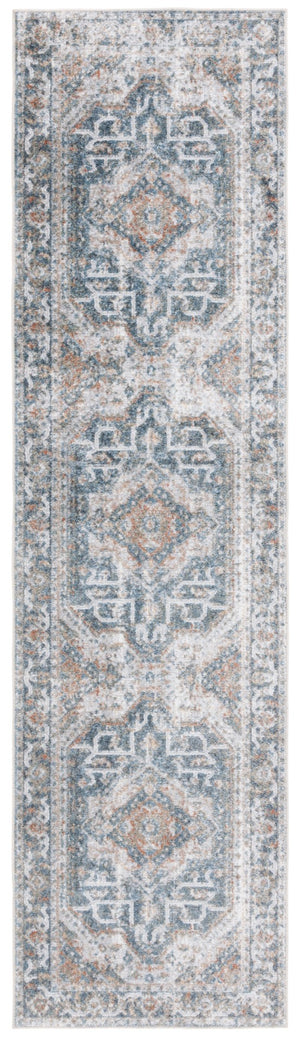 Safavieh Baltimore 854 Power Loomed Transitional Rug Light Grey / Blue 2'-2" x 8'