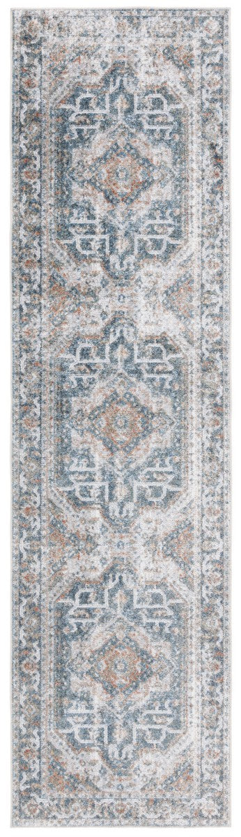 Safavieh Baltimore 854 Power Loomed Transitional Rug Light Grey / Blue 9' x 12'
