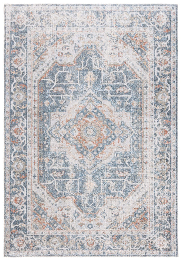 Safavieh Baltimore 854 Power Loomed Transitional Rug Light Grey / Blue 9' x 12'