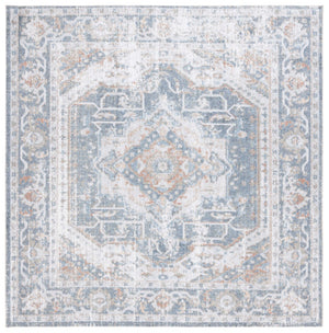 Safavieh Baltimore 854 Power Loomed Transitional Rug Light Grey / Blue 6'-7" x 6'-7" Square