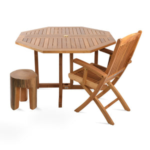 Soho Concept Tripod Stool & Side Table - Unique Natural Teak Root Design For Indoor/Outdoor Versatility & Charm Natural  Soho-concept-dining-chair-14028