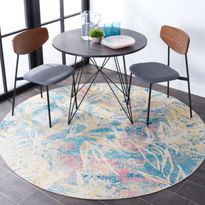 Safavieh Barbados Indoor/Outdoor Runner Rug - Ethereal Light Blue And Ivory Design For Elegant Spaces Light Blue ,Ivory 76% Polypropylene,23% Polyester,1% Backing Material Bar512m-9