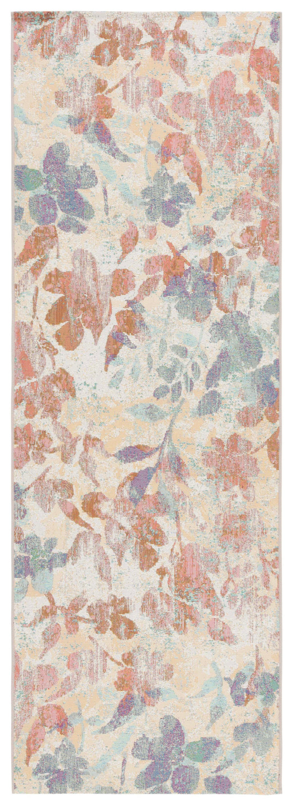 Safavieh Barbados Area Rug: Stylish Botanical Design For Indoor & Outdoor Spaces, Durable & Eco-friendly Charm Beige ,Red 76% Polypropylene,23% Polyester,1% Backing Material Bar525b-9