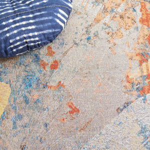 Safavieh Barbados 536 Power Loomed Indoor / Outdoor Rug Blue / Rust BAR536M-9