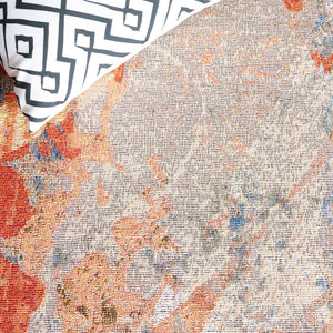 Safavieh Barbados 536 Power Loomed Indoor / Outdoor Rug Blue / Rust BAR536M-5