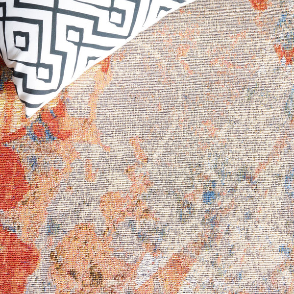 Safavieh Barbados 536 Power Loomed Indoor / Outdoor Rug Blue / Rust BAR536M-5