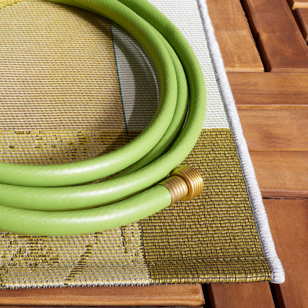 Safavieh Barbados 539 Power Loomed Indoor / Outdoor Rug Ivory Black / Blue Rust BAR539A-9