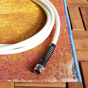 Safavieh Barbados 540 Power Loomed Indoor / Outdoor Rug Blue / Rust Gold BAR540M-9