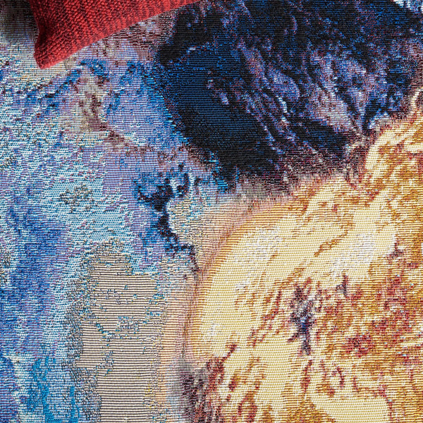 Safavieh Barbados 540 Power Loomed Indoor / Outdoor Rug Blue / Rust Gold BAR540M-9