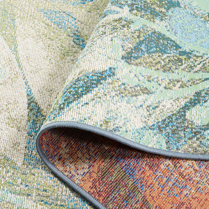 Safavieh Barbados 541 Power Loomed Indoor / Outdoor Rug Blue Green / Ivory BAR541K-9