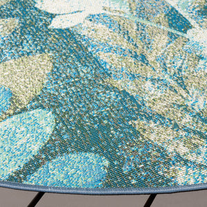 Safavieh Barbados 541 Power Loomed Indoor / Outdoor Rug Blue Green / Ivory BAR541K-7R