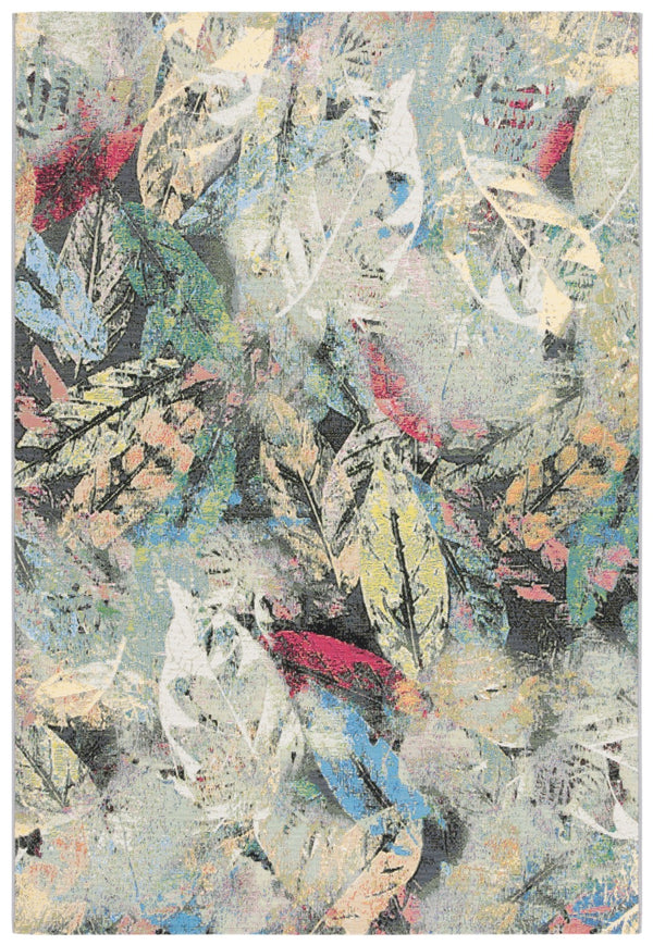 Safavieh Barbados 542 Power Loomed Indoor / Outdoor Rug Black Green / Pink BAR542Y-5