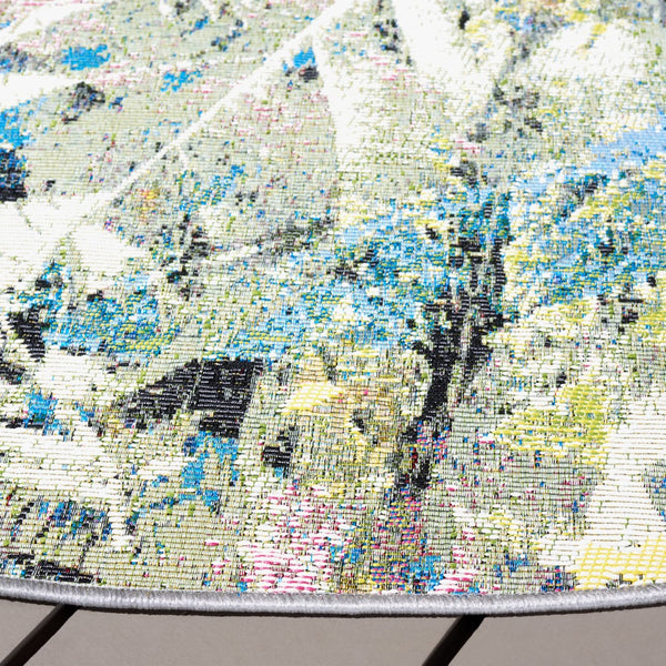 Safavieh Barbados 542 Power Loomed Indoor / Outdoor Rug Black Green / Pink BAR542Y-7R