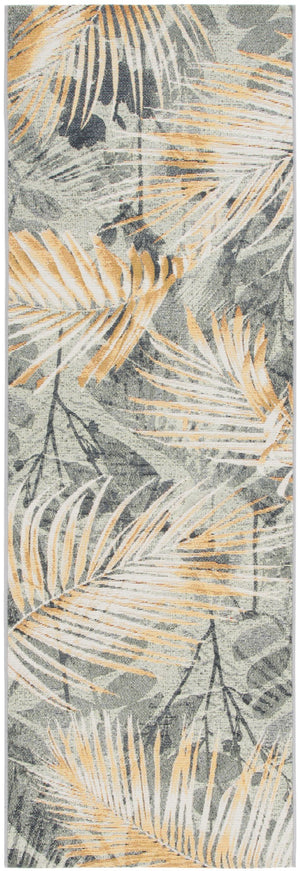 Safavieh Barbados 543 Power Loomed Indoor / Outdoor Rug Green / Black Gold BAR543Y-28