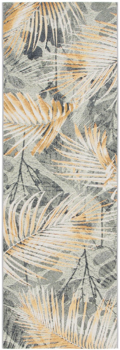 Safavieh Barbados 543 Power Loomed Indoor / Outdoor Rug Green / Black Gold BAR543Y-9