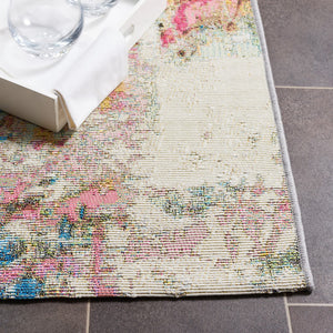 Safavieh Barbados 544 Power Loomed Indoor / Outdoor Rug Green Ivory / Black Rust BAR544Y-5