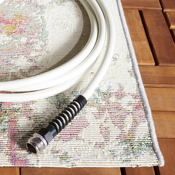 Safavieh Barbados 544 Power Loomed Indoor / Outdoor Rug Green Ivory / Black Rust BAR544Y-9